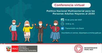 (Conferencia Virtual) MIMP: Política Nacional Multisectorial para las Personas Adultas Mayores al 2030