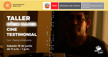 El Ministerio de Cultura brinda el Taller Virtual Gratuito sobre Cómo hacer Cine Testimonial