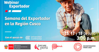 (Webinar Exportador) PROMPERÚ: Semana de Exportador en la Región Cusco