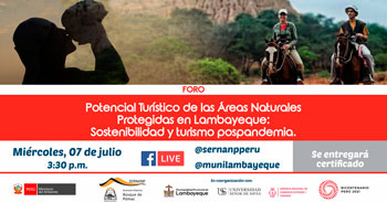 Foro Virtual Gratuito sobre el Potencial Turístico de las Areas Naturales Protegidas en Lambayeque
