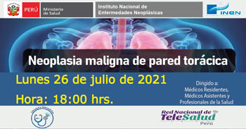 (Capacitación Virtual) INEN: Neoplasia maligna de pared Torácica
