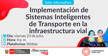 (Taller Virtual Gratuito) MTC: Implementación de sistemas inteligentes de transporte en la infraestructura vial