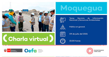 (Charla Virtual) OEFA: Servicio de Información Nacional y Denuncias Ambientales