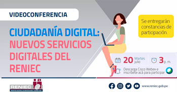 Conoce todo sobre los Servicios Digitales que brinda el RENIEC