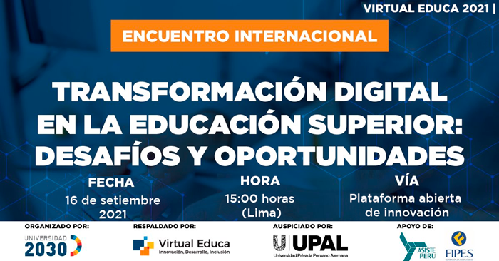 Encuentro Internacional sobre Transformación Digital en la Educación ...