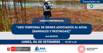 (Videoconferencia Virtual) ANA: Usos temporales de bienes asociados al agua (Barriales y restingas)