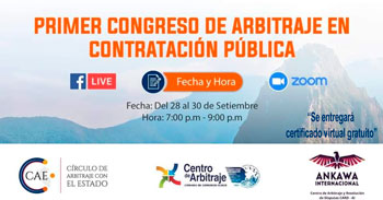 Primer Congreso Virtual Gratuito de Arbitraje en Contratación Pública
