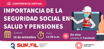 (Conferencia Virtual Gratuita) SUNAFIL: Importancia de la Seguridad Social en Salud y Pensiones