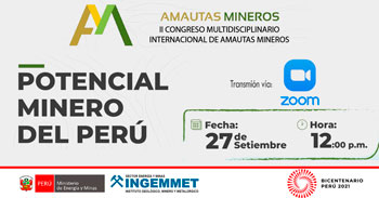 (Conferencia Virtual) INGEMMET: Potencial Minero del Perú