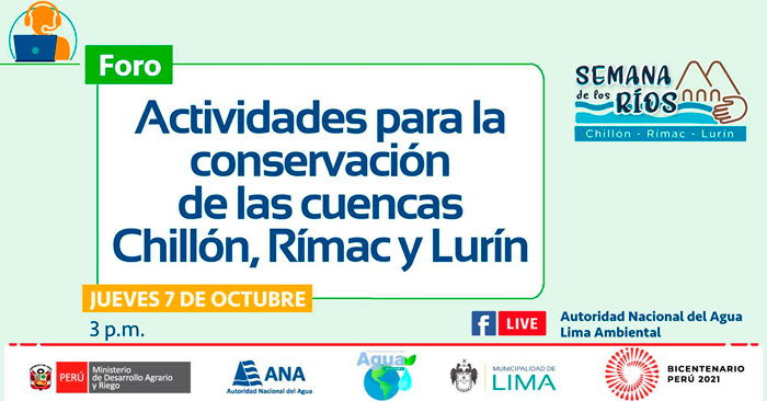 Participa de las Actividades para la conservación de las Cuencas ...