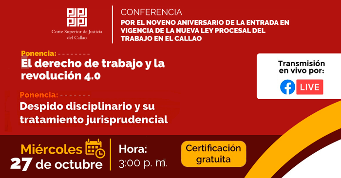Conferencia Gratuita por el Noveno aniversario de la entrada en ...