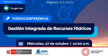 (Conferencia Virtual Gratuita) ANA: Gestión Integrada de los Recursos Hídricos