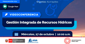(Conferencia Virtual Gratuita) ANA: Gestión Integrada de los Recursos Hídricos