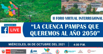 (Foro Virtual Gratuito) ANA: La Cuenca de Pampas al 2050