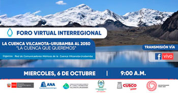 (Foro Virtual Gratuito) ANA: La cuenca Vilcanota - Urubamba al 2050