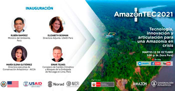 AmazonTEC 2021: Tecnología, Innovación y Articulación para una Amazonía en Crisis
