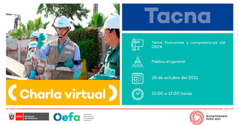Charla Virtual Gratuita sobre las Funciones y competencias del OEFA