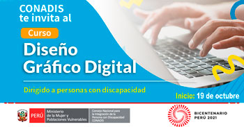 (Curso Virtual Gratuito) CONADIS: Diseño Grafico Digital