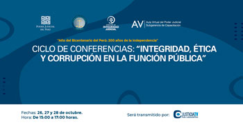 Ciclo de Conferencias sobre Integridad Ética y Corrupción en la Función Pública