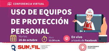 (Conferencia Virtual Gratuita) SUNAFIL: Uso de equipos de protección personal