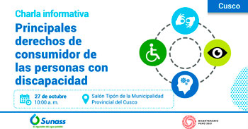 Charla Presencial Informativa sobre los Principales derechos de consumidor de las personas con discapacidad