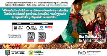 Simposio Internacional Gratuito por el Día Mundial de la Alimentación 2021