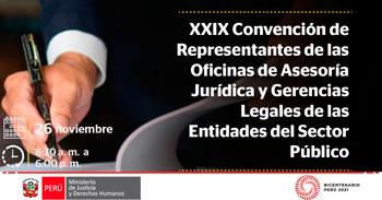 XXIX Convención de Representantes de las Oficinas de Asesoría Jurídica y Gerencias Legales del Sector Público