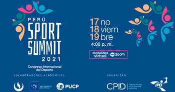 Congreso Virtual Internacional del Deporte Perú Sport Summit 2021