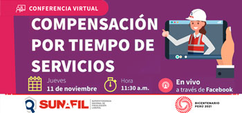(Conferencia Virtual Gratuita) SUNAFIL: Compensación por tiempo de servicios CTS