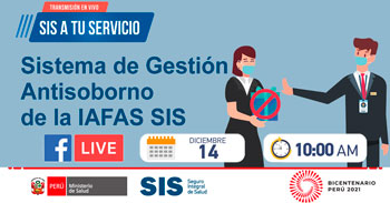 (Charla Virtual Gratuita) SIS: Sistema de Gestión Antisoborno de la IAFAS SIS