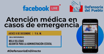 (Conversatorio Gratuito) DEFENSORIA: Atención médica en casos de emergencia