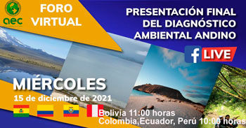 Foro virtual gratuito sobre la presentación final del diagnostico ambiental andino
