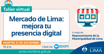 Lima Innova brinda taller virtual gratuito sobre como mejorar tu presencia digital