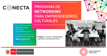 Postula a la convocatoria para el Programa de networking para emprendedores culturales