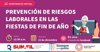 (Conferencia Virtual Gratuita) SUNAFIL: Prevención de riesgos laborales en las fiestas de fin de año