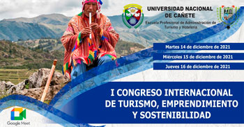 Participa del I Congreso Internacional de turismo, emprendimiento y sostenibilidad