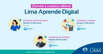 Accede a los Taller Virtuales Gratuitos para Personal Ejecutivo - Lima Emprende Digital