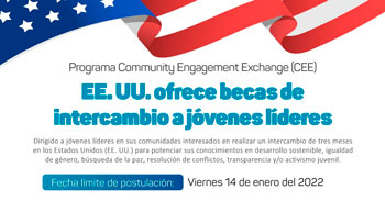 EE. UU. ofrece Becas de Intercambio a Jóvenes Líderes - Programa Community Engagement Exchange (CEE)
