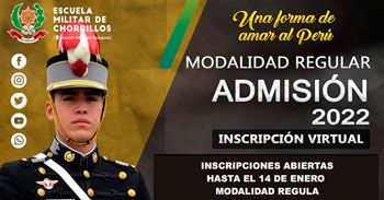 Examen de Admisión Regular 2022 de la Escuela Militar de Chorrillos