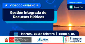 (Conferencia Virtual) ANA: Gestión integrada de recursos hídricos
