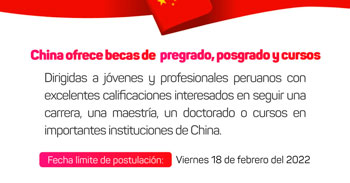 China ofrece becas para realizar estudios de pregrado, posgrado y cursos