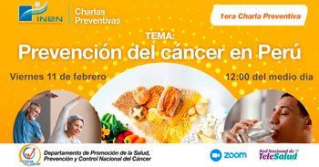 (Charla Virtual) INEN: Prevención del cáncer en Perú