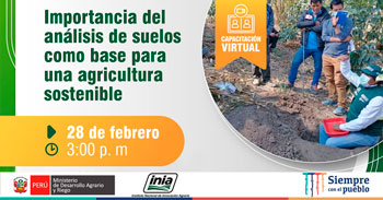 (Capacitación Virtual) INIA: Importancia del análisis de suelos como base para una agricultura sostenible