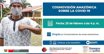 (Charla Virtual) MINSA: Cosmovisión amazónica sobre la Covid-19