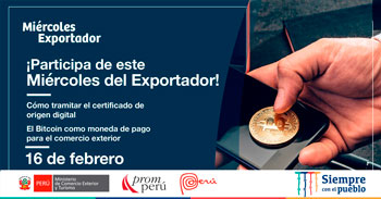 PROMPERU ofrece seminarios virtuales gratuitos de exportación