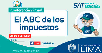 (Conferencia Virtual Gratuita) SATLIMA: El ABC de los impuestos