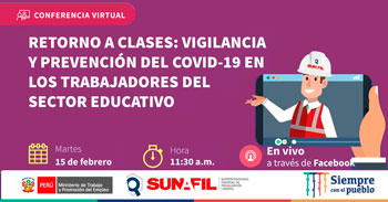 (Conferencia Gratuita) SUNAFIL: Vigilancia y prevención de la covid-19 en los trabajadores del sector educativo