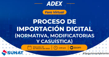 Foro virtual gratuito sobre proceso de importación digital