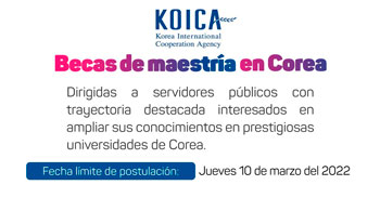 Becas de Agencia de Cooperación Internacional de Corea (KOICA) 2022