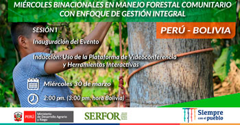 Participa de los Miércoles binacionales en manejo forestal comunitario con enfoque de gestión integral